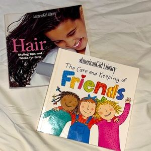 2 American Girl Books: Hair & Friends